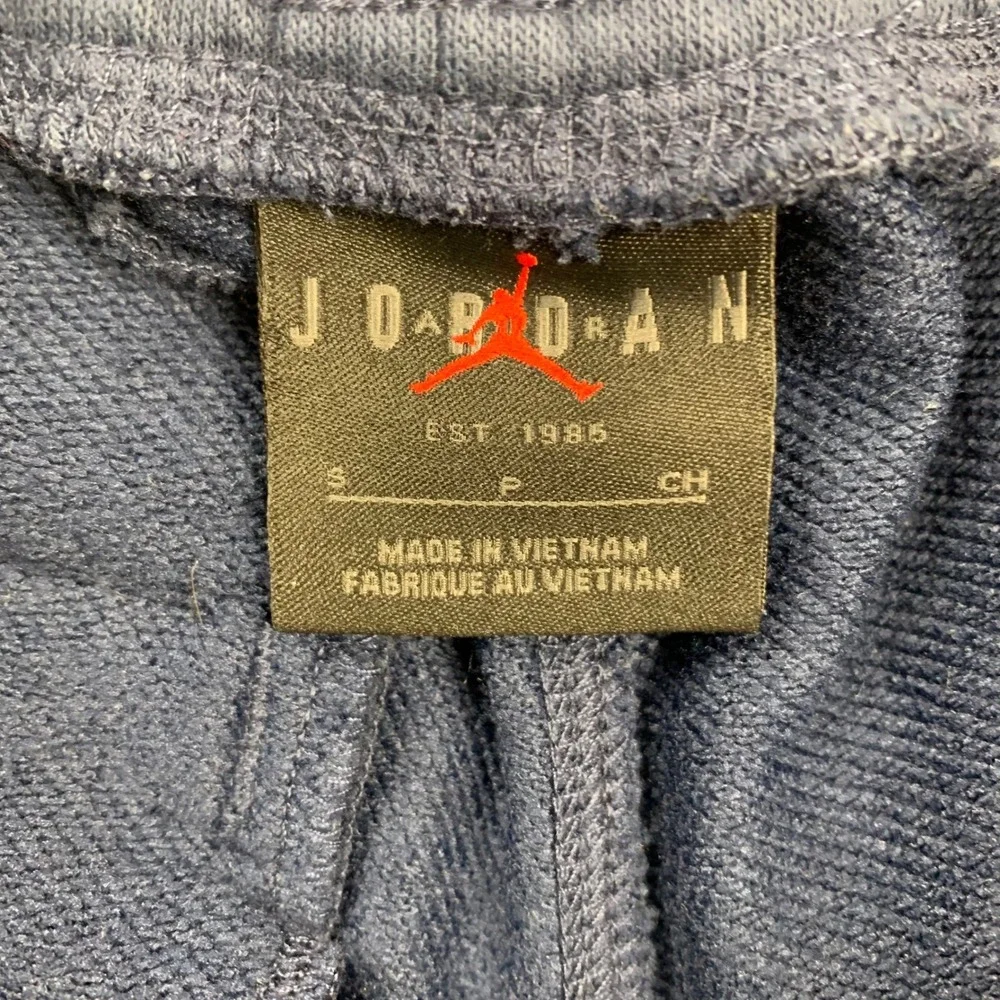 Jordan Sweatpants Mens Small Navy Blue Jumpman Fleece Joggers‎ CV8347-419